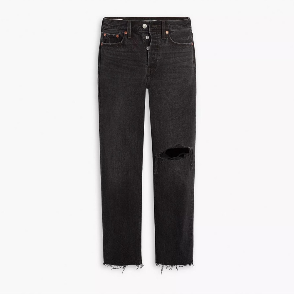 Levi WEDGIE STRAIGHT FIT black Jean